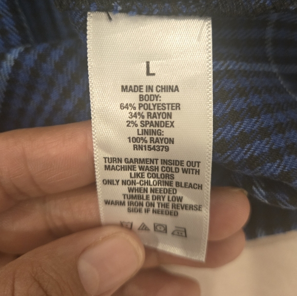 Aeropostale Blue and Black‎ Plaid Dress - Picture 5 of 6